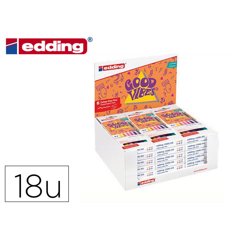 Expositor Rotulador EDDING 1200 pastel Est.6 Expapel 18
