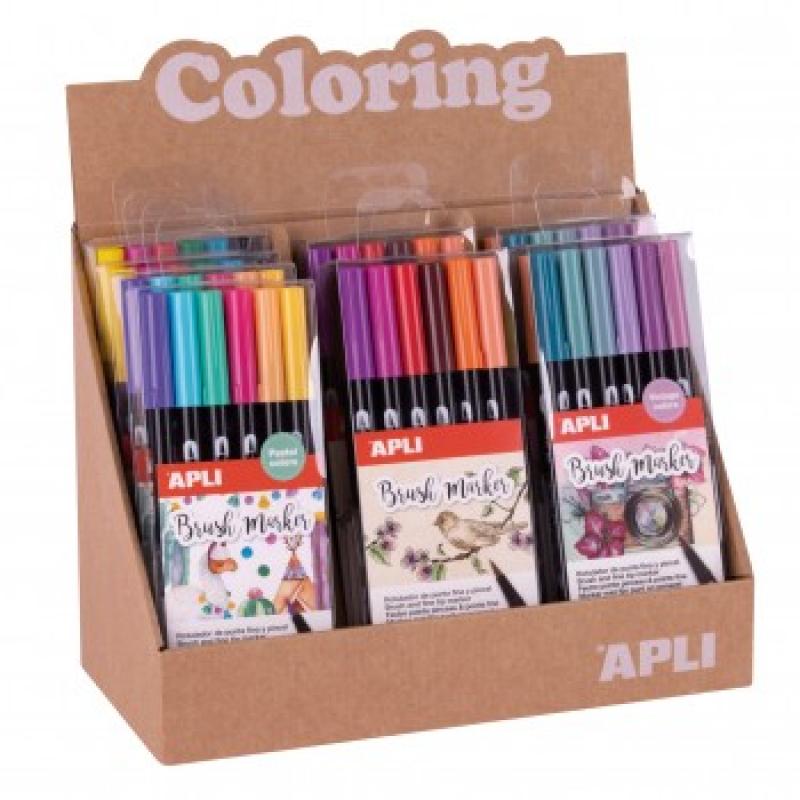 expositor-set-rotulador-pincel-10u