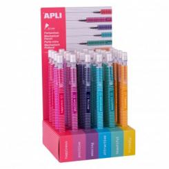 APLI Expositor Portaminas 0,7mm Lines Design 24U