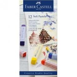 FABER-CASTELL Tiza Goldfaber Pastel Blando Caja De 12 uds