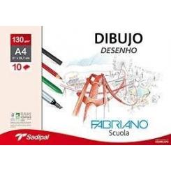 FABRIANO Sobre de papel de dibujo de grano natural A3 29,7x42cm, paquete de 10 uds (+5 gratis)