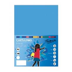 FABRISA Cartulina 180G A3 50H Azul Turquesa