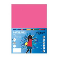 FABRISA Cartulina 180G A3 50H Fucsia