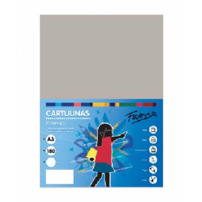 fabrisa-cartulina-180g-a3-50h-gris