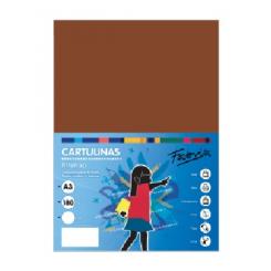 FABRISA Cartulina 180G A3 50H Marron