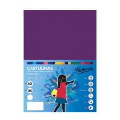 FABRISA Cartulina 180G A3 50H Morado
