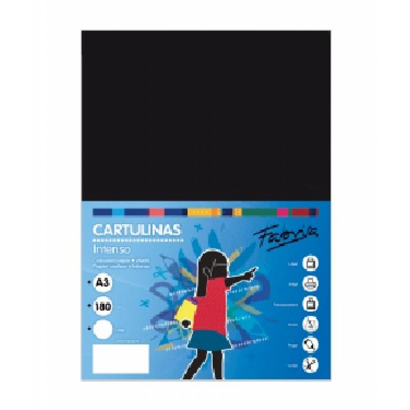 fabrisa-cartulina-180g-a3-50h-negro