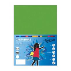 FABRISA Cartulina 180G A4 250H Verde Fuerte