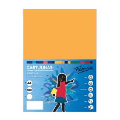 FABRISA Cartulina 180G A4 50H Amarillo Oro