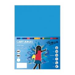 FABRISA Cartulina 180G A4 50H Azul Turquesa