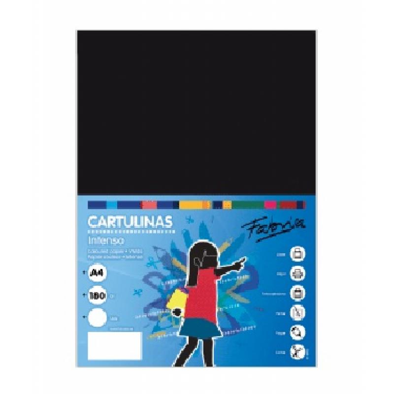 fabrisa-cartulina-180g-a4-50h-negro
