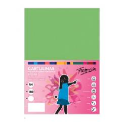 FABRISA Cartulina 180G A4 50H Verde