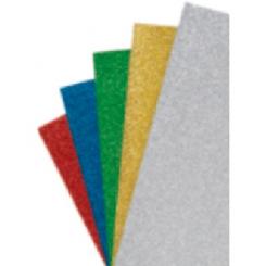 FABRISA Cartulina Glitter 250G 50X65 5H Azul