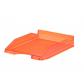 Faibo Bandeja apilable 93 transparente fluor. Naranja