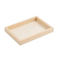 FAIBO Bandeja de madera para decorar 19 x 14 x 2 cm