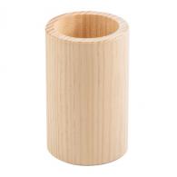 FAIBO Bote cubilete de madera de pino para decorar 10 x 6,5cm de diámetro