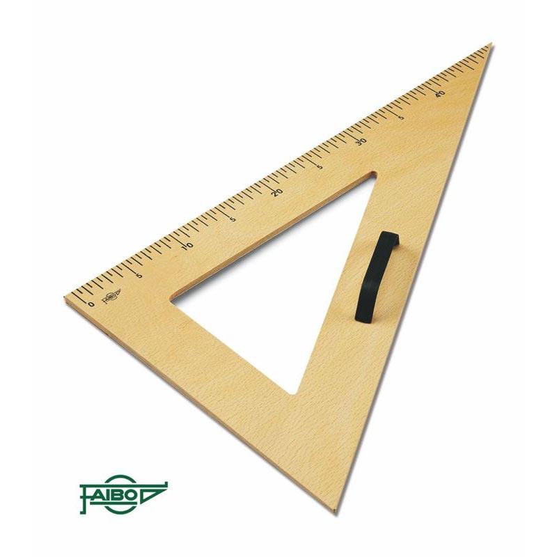 Faibo Cartabón de fibra melaminada 50 cm.