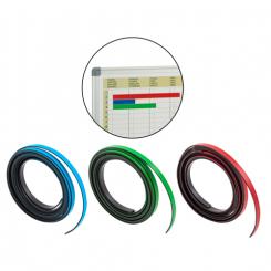 Faibo Cinta magnética 5 mm ancho 2 metros largo - color verde