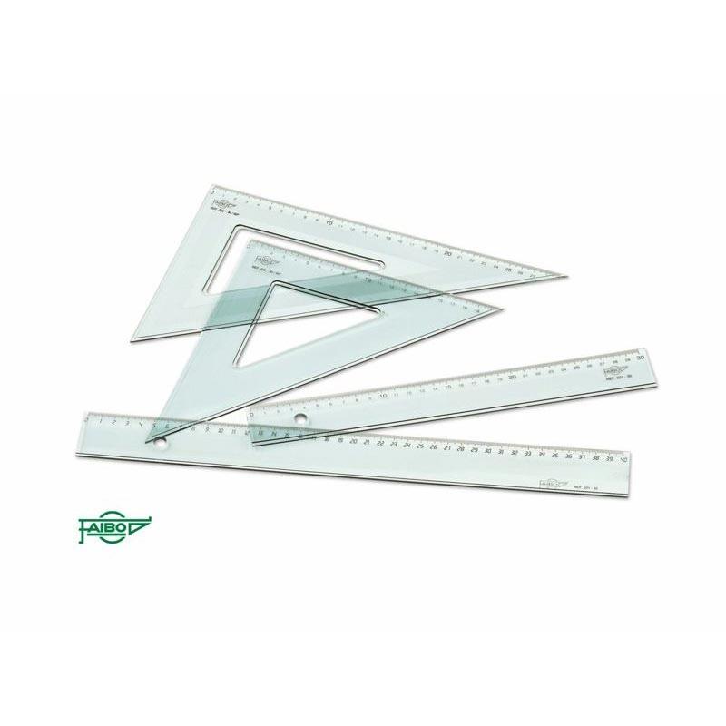 FAIBO Escuadra de plástico inyectado SERIE TECNIT, 30 cm