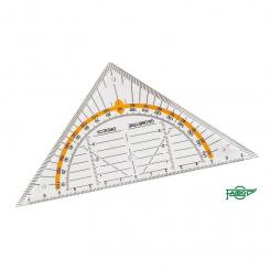 Faibo Escuadra geométrica con bolsa 16 cm.