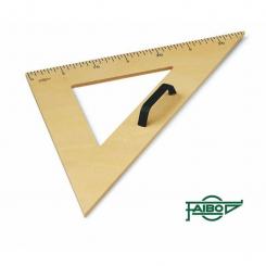 FAIBO Escuadra para pizarra de fibra melaminada símil haya 50 cms