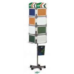 FAIBO Expositor pizarras, 50 x 50 x 185 cm.