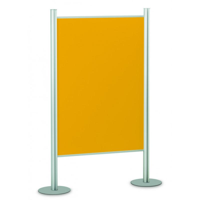 Faibo Mamparas modulares 2 caras de corcho tapizado ocre. *, 100 x 150 cm.