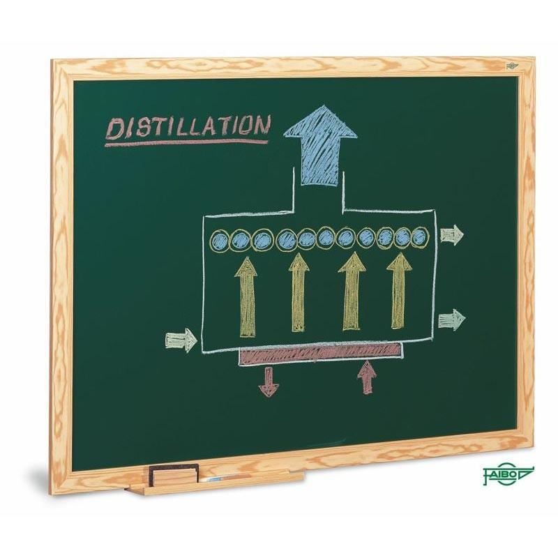FAIBO Pizarra verde c/marco de fibra melaminada y superficie lacada, 50 x 60