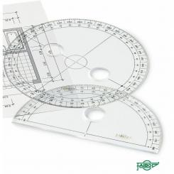 Faibo Semicírculos centesimal verdes 20 cm.