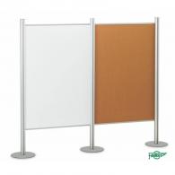 FAIBO Soporte para mamparas modulares con ruedas, 1950 x 350 mm.