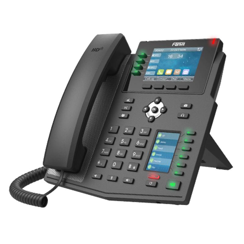 fanvil-x5u-telefono-ip-negro-16-lineas-lcd-wifi