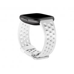 Fitbit FB171SBWTS smart wearable accessory Grupo de rock Blanco Aluminio, Elastómero