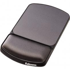 FELLOWES Alfombrilla con reposamuñecas ajustable Premium gel Grafito