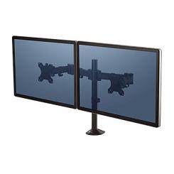 Fellowes Brazo para monitor Compacto Doble Tallo? Negro