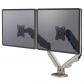 Fellowes Brazo para monitor doble Eppa™ Plateado
