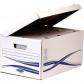 Fellowes Contenedor de archivo resistente con tapa fija