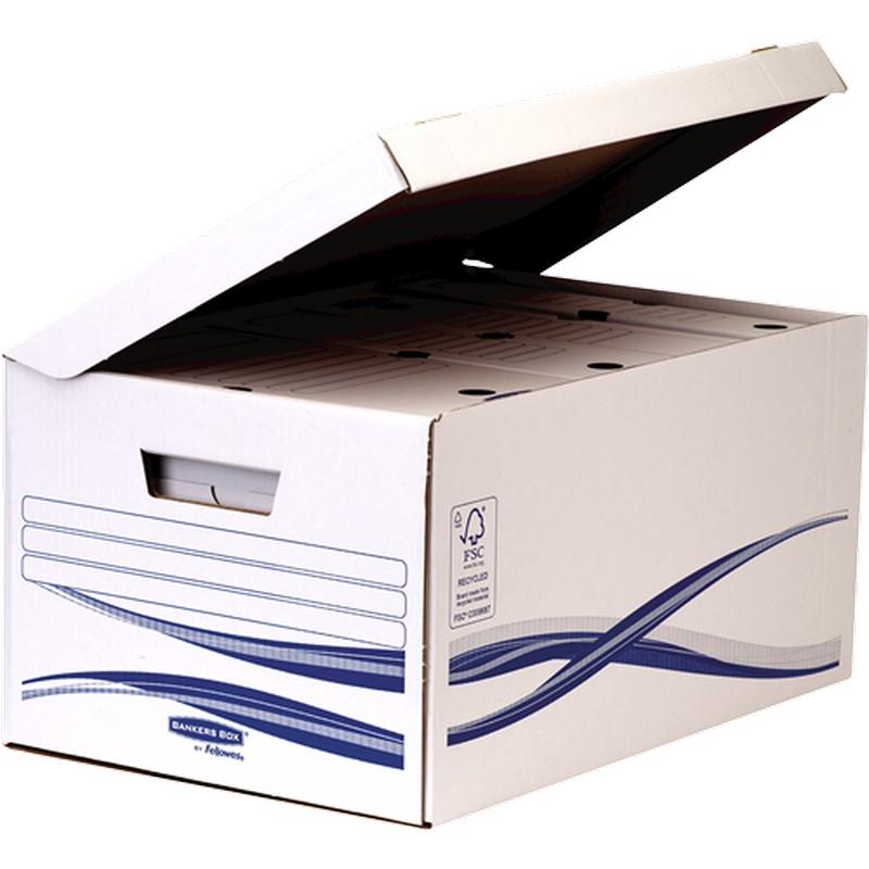 Fellowes Contenedor de archivo resistente con tapa fija