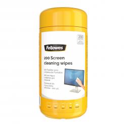 Fellowes Dispensador 200 toallitas limpiadoras pantalla