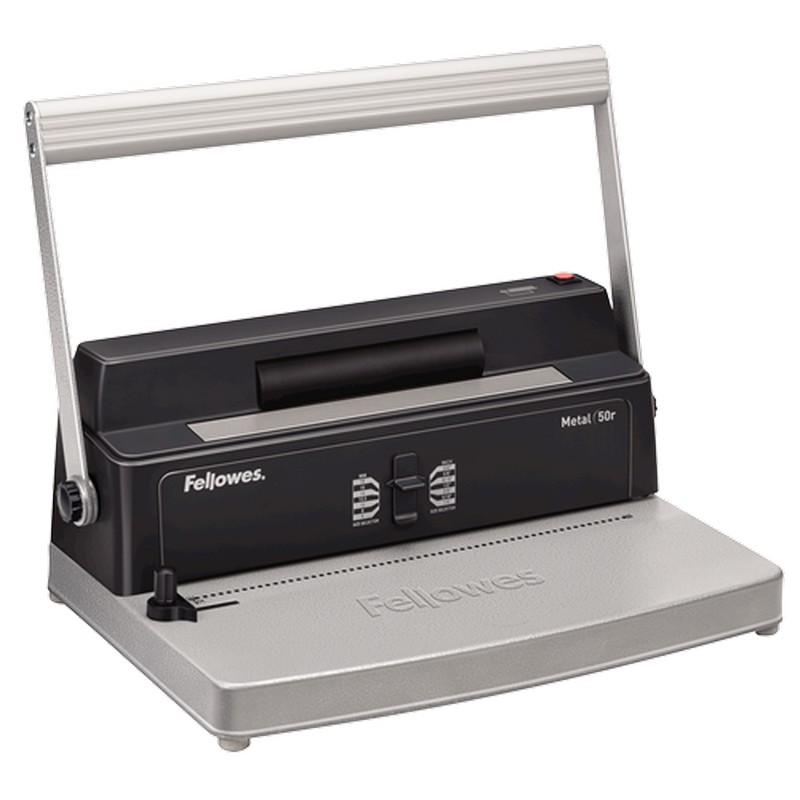 Fellowes Encuadernadora Metal 50R De espiral paso 5:1