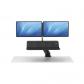 FELLOWES Estación de trabajo Sit-Stand Lotus RT Negro doble