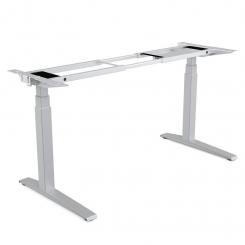FELLOWES Estructura metálica para mesa regulable en altura Levado Plata (no incluye Tablero, transporte ni instalación)