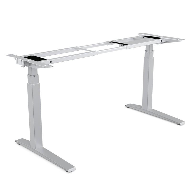 FELLOWES Estructura metálica para mesa regulable en altura Levado Plata (no incluye Tablero, transporte ni instalación)