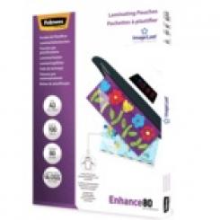 FELLOWES Pack 100 Fundas Plastificar Imagelast 80 micras Brillo A3
