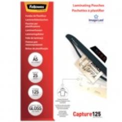 FELLOWES Pack 25 Fundas Plastificar 125 micras Brillo A5