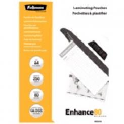 FELLOWES Pack 250 Fundas Plastificar Económicas 80 micras A4