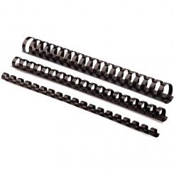 FELLOWES Pack de 100 canutillos Negros 6 mm
