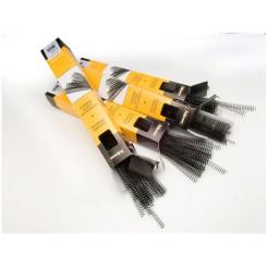 FELLOWES Pack de 100 espirales metálicas Negras 18 mm / paso 5:1