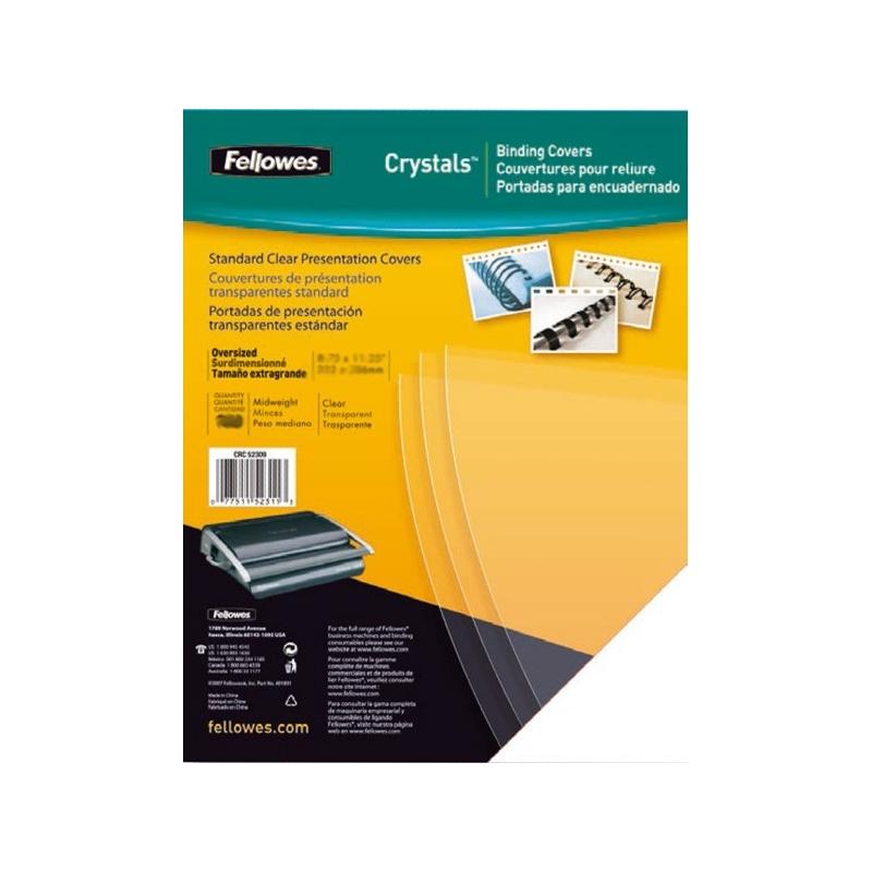 fellowes-pack-de-100-portadas-pvc-transparente-cristal-a4-180-micras