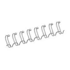 FELLOWES Pack de 100 wires Plata 12 mm / paso 3:1