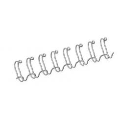 FELLOWES Pack de 100 wires Plata 8 mm / paso 3:1